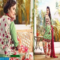 mohini Glamour Premium cotton With jacket Suits